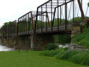 Bentonsport Iron Truss Bridge