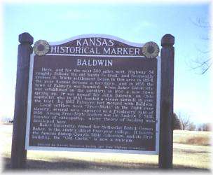 Baldwin, Historical Marker
