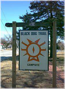 Black Dog Trail Marker