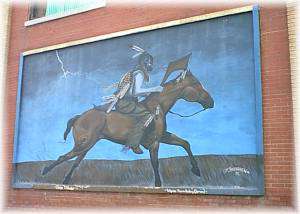 "Osage Thunder" - Artist, M. Bearden, 1995