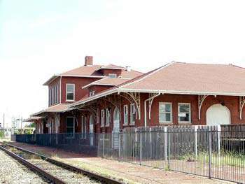 The Old Santa Fe Depot of Guthrie