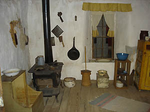 Sod House Museum kitchen