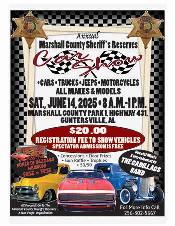 Annual Marshall County Sheriff's Reserves Car Show
