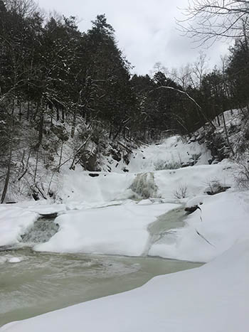 Free Frozen Waterfalls Hike at Kent Falls State Park