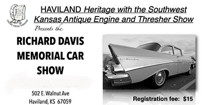 Richard Davis Memorial Car Show - Haviland Heritage Foundation/Thresher Show