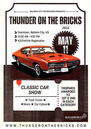 Thunder on the Bricks Car Show