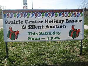 Prairie Center Holiday Bazaar & Silent Auction