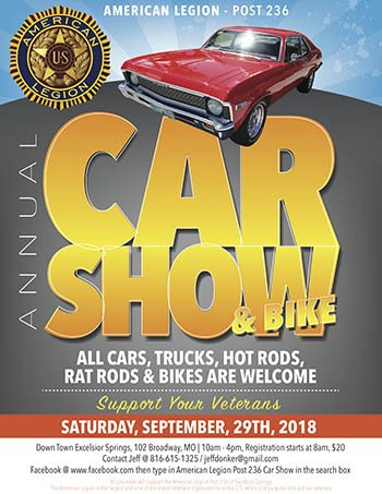 Support Our Veterans by American Legion Post 236 Car Show
