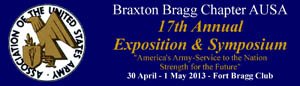 Braxton Bragg Chapter AUSA Annual Exposition & Symposium
