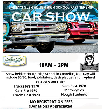 Bailey's Glen Hough High school Partnership Car Show
