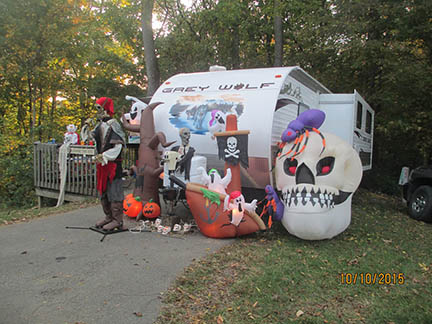 Paint Creek State Park Halloween Campout