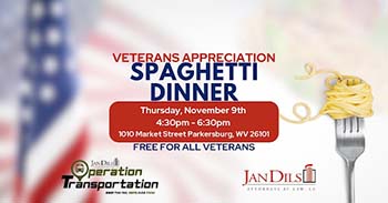 Spaghetti Dinner For Veterans Day