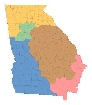 Georgia State Map