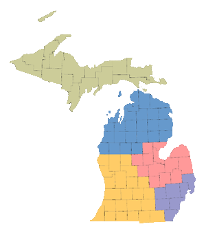 Michigan State Map