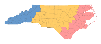 North Carolina State Map