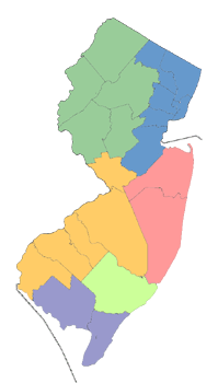 New Jersey State Map