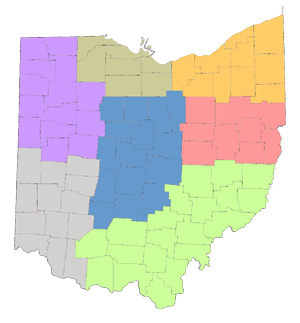 Ohio State Map