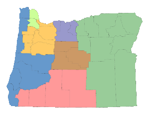 Oregon State Map