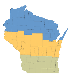 Wisconsin State Map