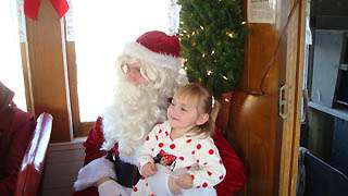 Santa on the Train