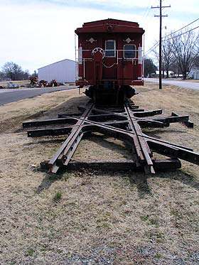 Columbus Wye and Frisco Caboose