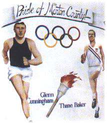 Olympic Medalists Glen Cunningham and Thane Baker