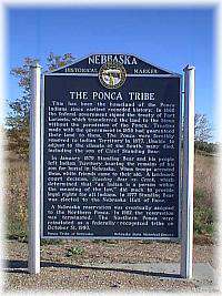 Ponca Tribe Marker