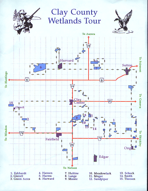 Wetland Tour Map