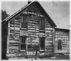 Two Story Log House