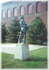 Woody Guthrie Statue and Mural