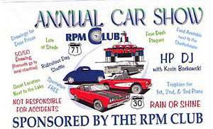 Annual Carroll RPM Club Car Show