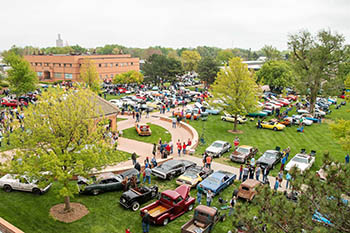 McPherson College Car show