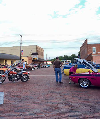 Gibbon Brick Street Festival Car Show