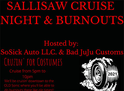 Sallisaw Cruise Night and Burnouts #4