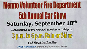 Menno Volunteer Fire Department Car Show