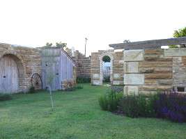 Postrock Limestone Courtyard