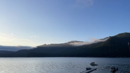 Detroit Lake, Oregon - Boat Ramp during early morning