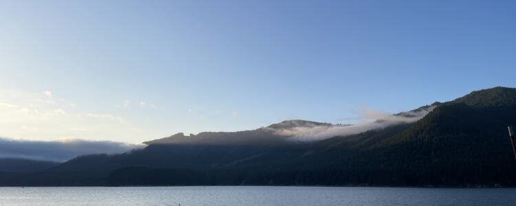 Detroit Lake, Oregon - Boat Ramp during early morning