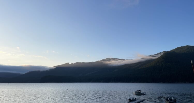 Detroit Lake, Oregon - Boat Ramp during early morning